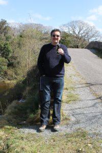 Wolfgang mit Bierdose im Nationalpark Killarney 2013